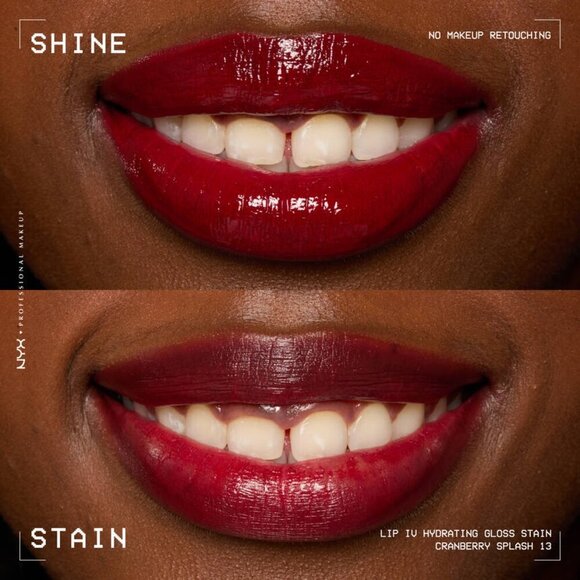 Cranberry Splash NYX Lip IV Hydrating Gloss Serum and stain - Picture 3 of 4